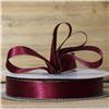Order  Basics 2 Go Satin Ribbon - 25mm Gold Edge Wine